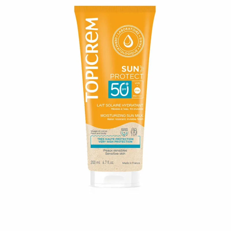 Kremas nuo saulės veidui Topicrem SUN PROTECT Spf 50 Spf 50+ 200 ml