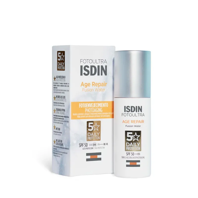 Kremas nuo saulės veidui Isdin Fusion Water Magic Glow Spf 50 50 ml