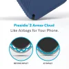 Speck Presidio2 Grip - Anti-slip iPhone 15 Plus / 14 Plus Case (Coastal Blue / Black / White)