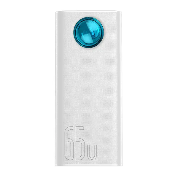 Powerbank Baseus Amblight 30000mAh, 4xUSB, USB-C, 65W (white)