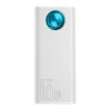 Powerbank Baseus Amblight 30000mAh, 4xUSB, USB-C, 65W (white)