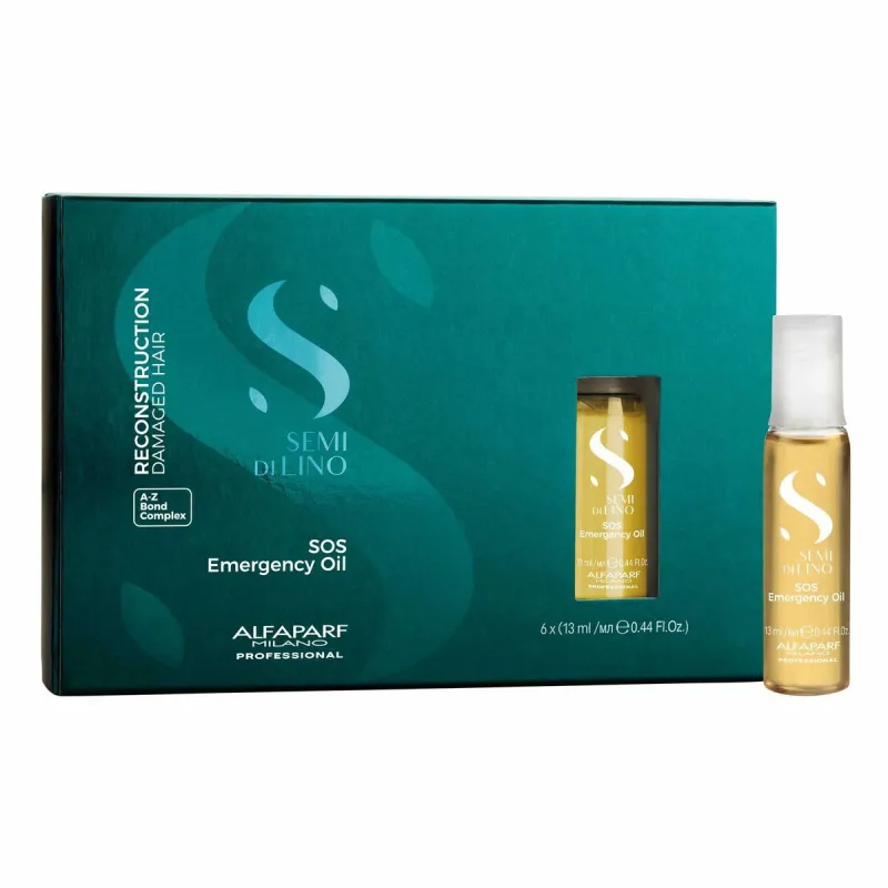 Plaukų atstatymo gydymas Alfaparf Milano SEMI DI LINO 13 ml