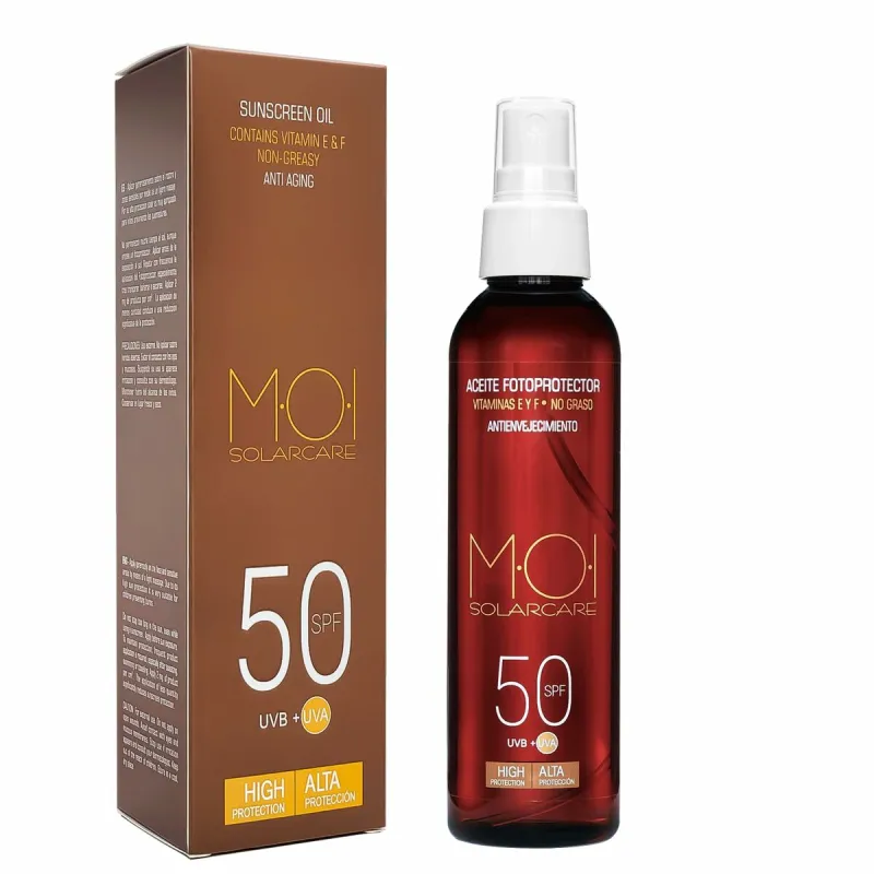 Apsauginis nuo saulės aliejus MOI ACEITE FOTOPROTECTOR Spf 50+ 150 ml