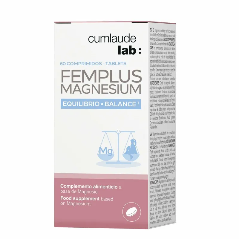 Toidulisand Cumlaude Lab FEMPLUS MAGNESIUM 60 Ühikut