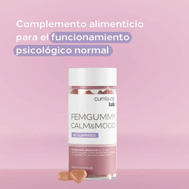 Maisto papildas Cumlaude Lab FEMGUMMY CALM & MOOD 60 vnt.