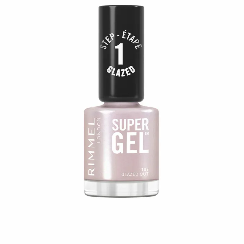 Nagų lakas Rimmel London RL SUPER GEL Nº 107-Glazed Out 12 ml