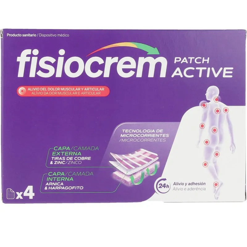 Daugiakartinio naudojimo terminis pleistras Fisiocrem FISIOCREM (4 vnt.)