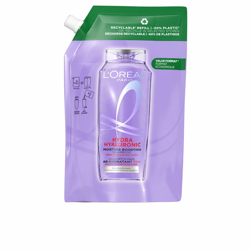 Šampūns L'Oreal Make Up ELVIVE HIDRA HIALURÓNICO 500 ml