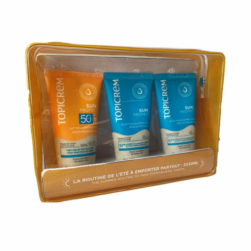 Apsauga nuo saulės Topicrem SUN PROTECT Spf 50 Spf 50+ 3 Dalys