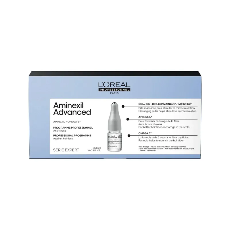 Ampulės nuo plaukų slinkimo L'Oreal Professionnel Paris AMINEXIL ADVANCED