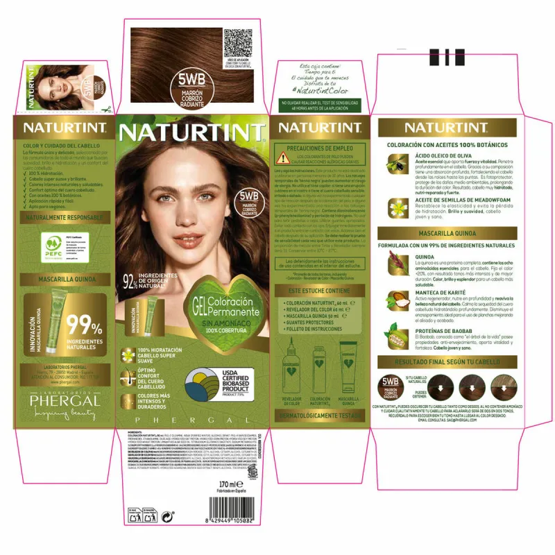 Постоянная краска Naturtint NATURTINT COLORACIÓN 170 ml