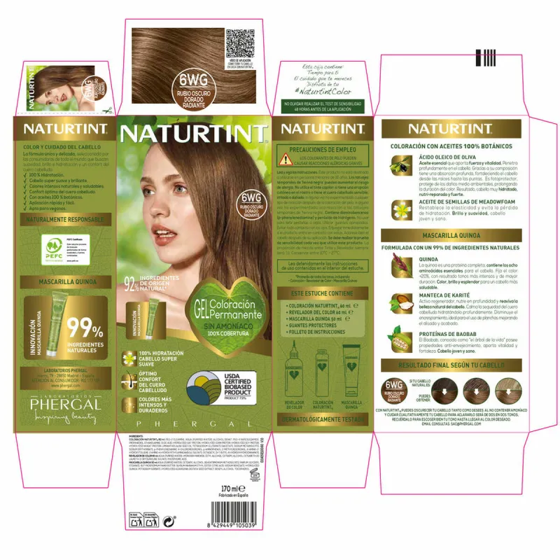 Постоянная краска Naturtint NATURTINT COLORACIÓN 170 ml