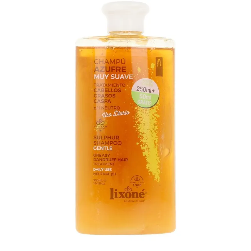 Šampūnas nuo plaukų riebalavimosi Lixoné AZUFRE 300 ml Nuo pleiskanų