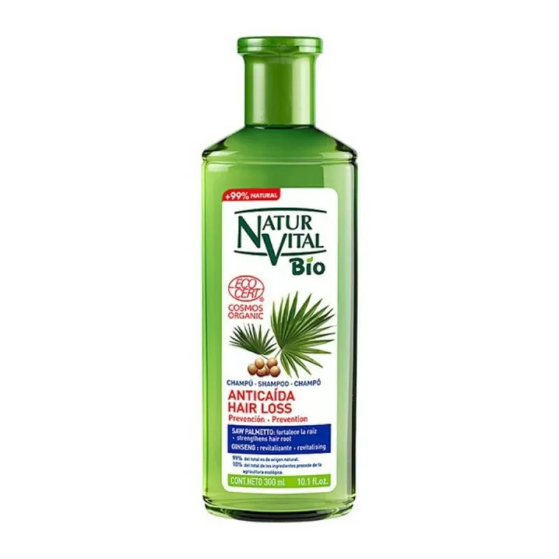 Šampūnas nuo plaukų slinkimo Naturaleza y Vida Champu Bio Ecocert 300 ml