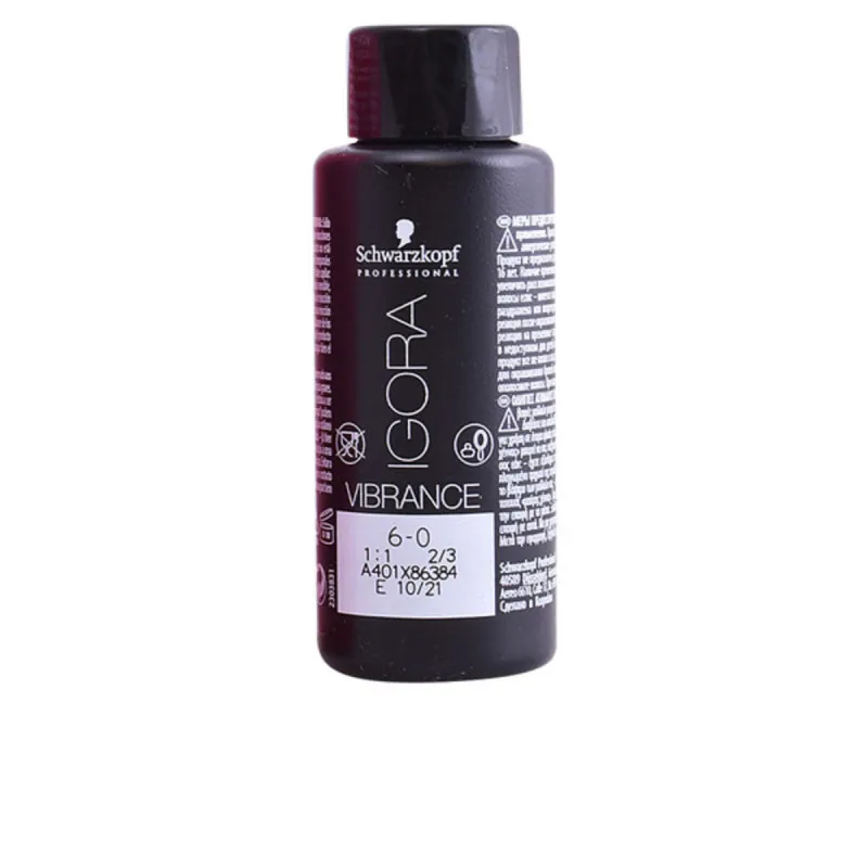 Pusiau laikinas dažas Schwarzkopf Igora Vibrance Nº 6-0 60 ml