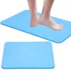 Диатомитовый коврик для ванной Springos HA1071, 60x40x0,9 см, противоскользящий, синий