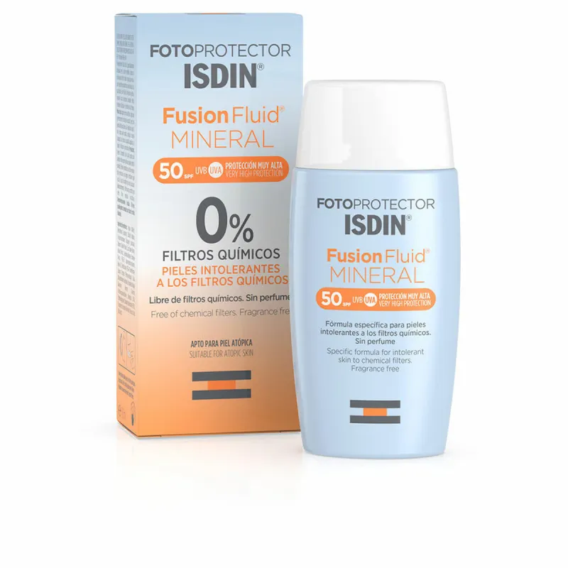 Kremas nuo saulės veidui Isdin Fotoprotector Fusion Fluid Mineral Spf 50+ 50 ml