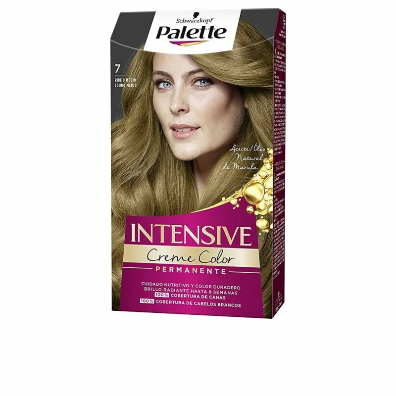 Постоянная краска Schwarzkopf Palette Intensive Nº 7-Rubio Medio (1 штук)