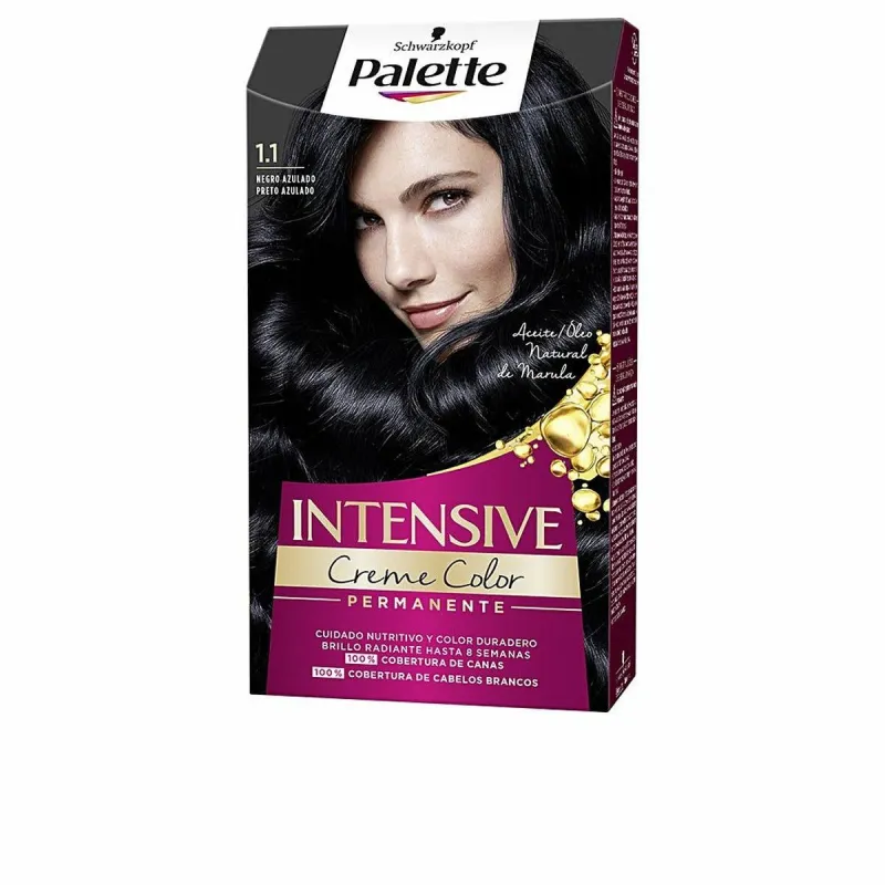 Постоянная краска Schwarzkopf PALETTE INTENSIVE Nº 1.1-Negro Azulado (1 штук)