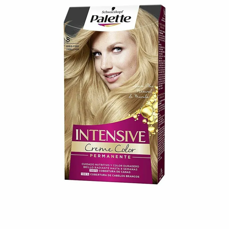 Ilgalaikiai dažai Schwarzkopf PALETTE INTENSIVE Nº 8-Rubio Claro (1 vnt.)