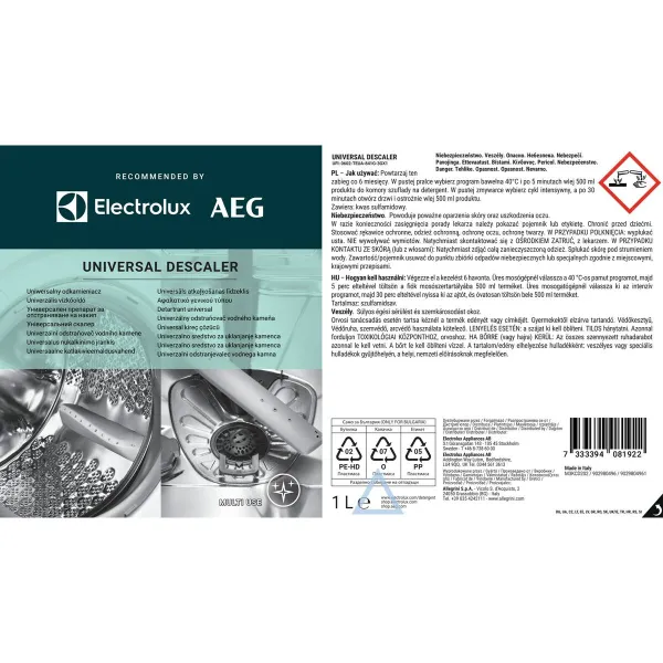 puhdistusaine Electrolux M3KCD202
