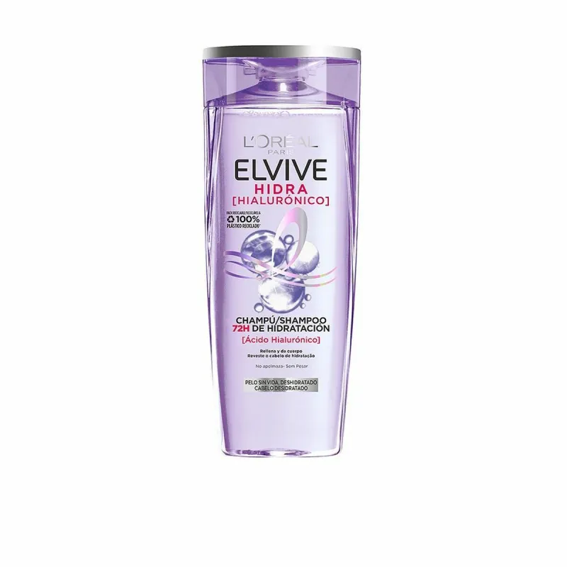 Maitinamasis Šampūnas L'Oreal Make Up Elvive Hidra Hialurónico 370 ml Hialurono rūgštis