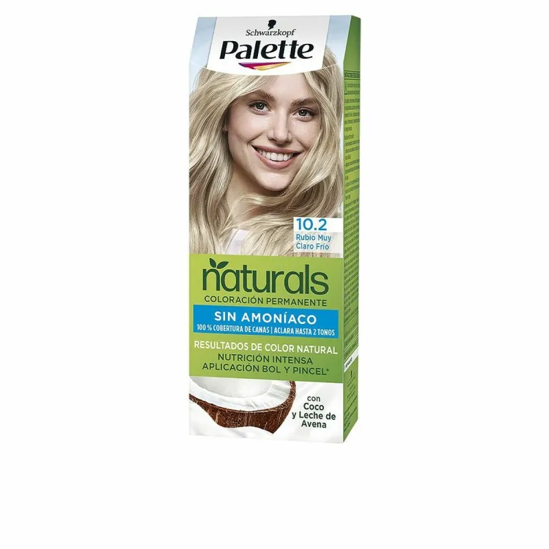 Постоянная краска Schwarzkopf Palette Natural Nº 10.2 Nº 10.2-Rubio Muy Claro Frio (1 штук)