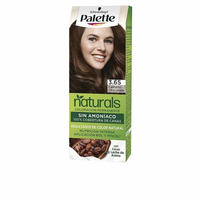 Постоянная краска Schwarzkopf Palette Natural Nº 3.65 Nº 3.65-Castano Chocolate (1 штук)