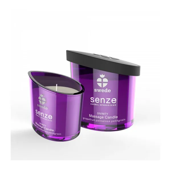Masāžas Svece Swede Divinity Petitgrain Citronzāle 150 ml