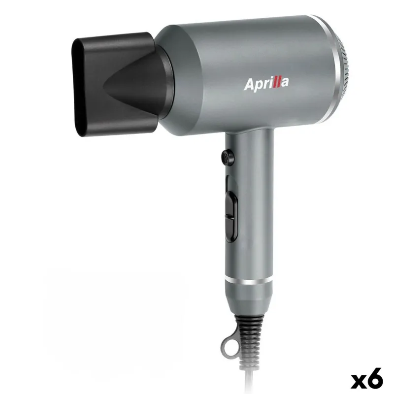 Plaukų džiovintuvas Aprilla Aprilla Pilka 1600 W (6 vnt.)