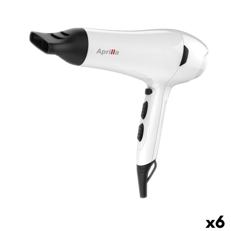 Hairdryer Aprilla Aprilla White 2000 W (6 Units)