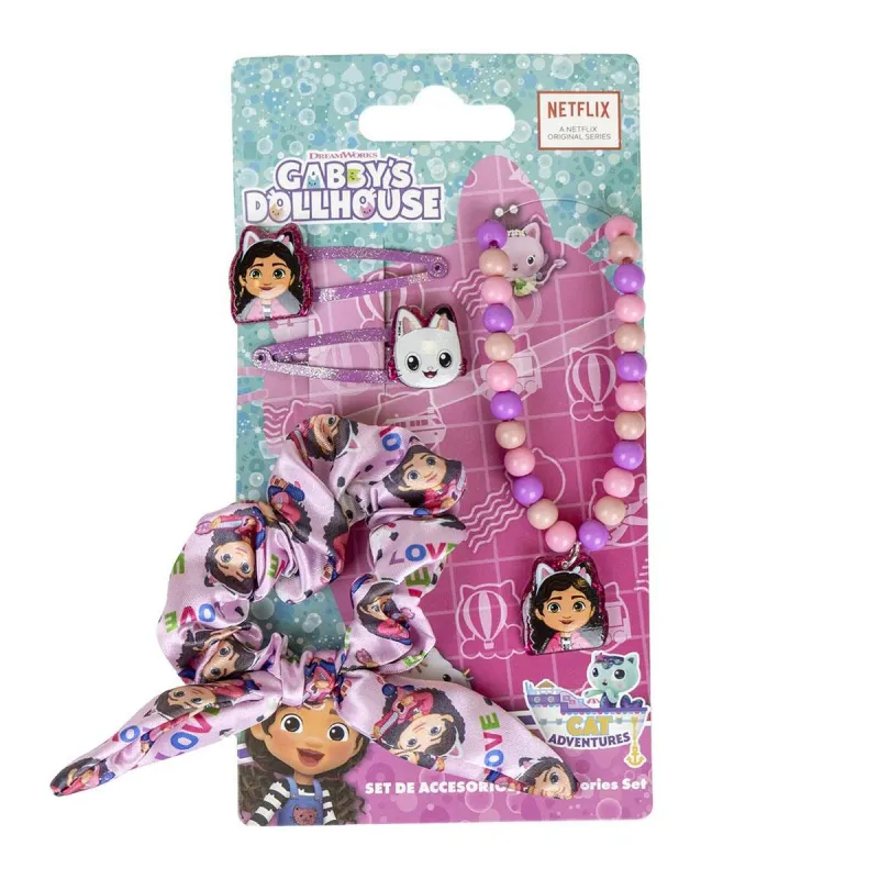 Hair accessories Gabby's Dollhouse Pink 4 Pieces