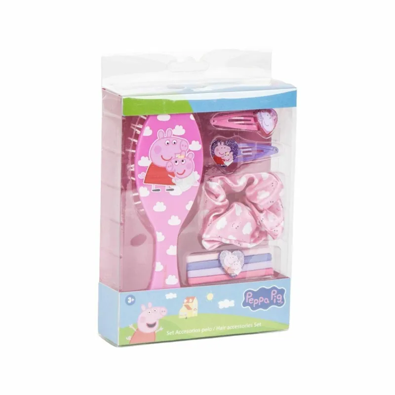 Plaukų papuošalai Peppa Pig Rožinė 5 Dalys