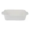 Alpina - Ceramic rectangular ovenproof dish 21.8x13.2x5 cm (white)