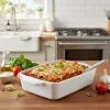 Alpina - Ceramic rectangular ovenproof dish 21.8x13.2x5 cm (white)