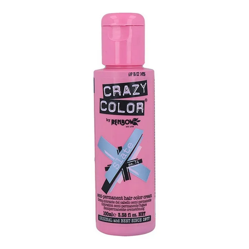 Vidēji Noturīga Tinte Slate Crazy Color Nº 74 (100 ml)