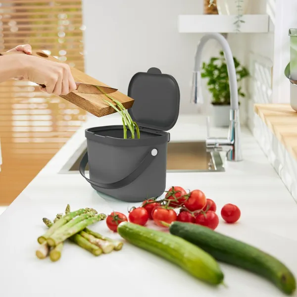 Recycling Waste Bin Rotho                                 Anthracite
