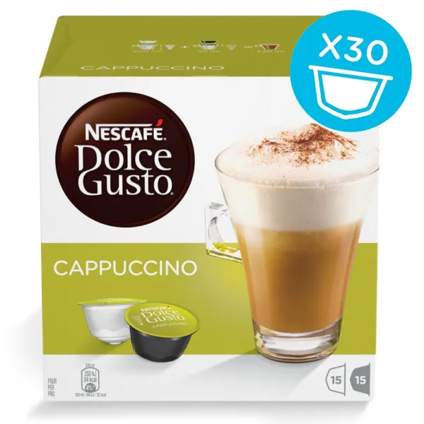 Kavos kapsulės Nestlé CAPUCCINO 30 Dalys