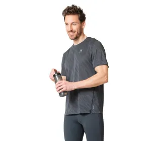 Unisex T-paita Odlo Neck S/S Zeroweight Enginee Harmaa