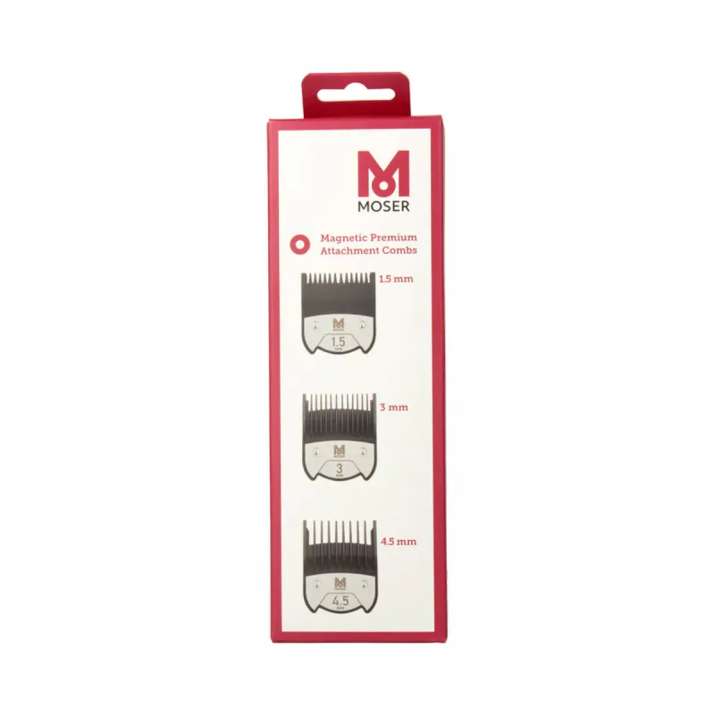 Šukų / šepečių rinkinys Wahl Moser Pack Peines (1.5/3/4.5 MM)