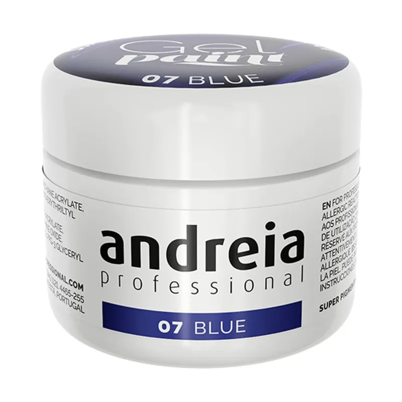 Gelinis nagų lakas Andreia Gel Paint 4 ml Mėlyna Nº 07