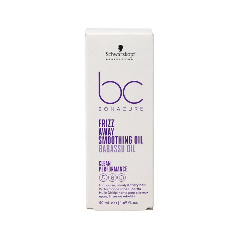 Visiškai atstatantis aliejus Schwarzkopf Bonacure Frizz Away Smoothing (50 ml)