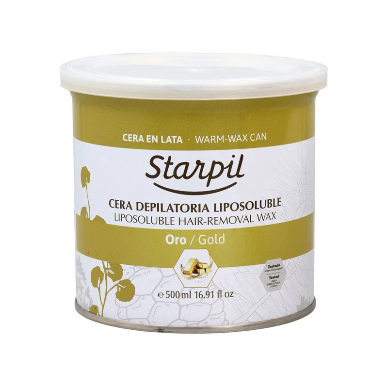 Vaškas kūno plaukų depiliacijai Starpil Auksinis (500 ml)