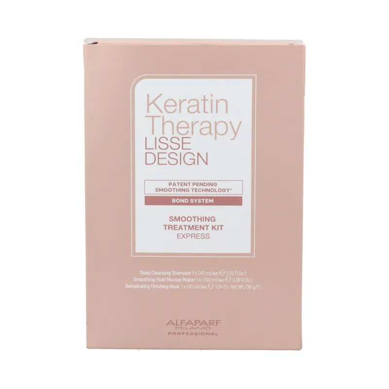 Средство для укрепления волос Alfaparf Milano Lisse Design 100 ml 2 x 40 ml Кератиновая