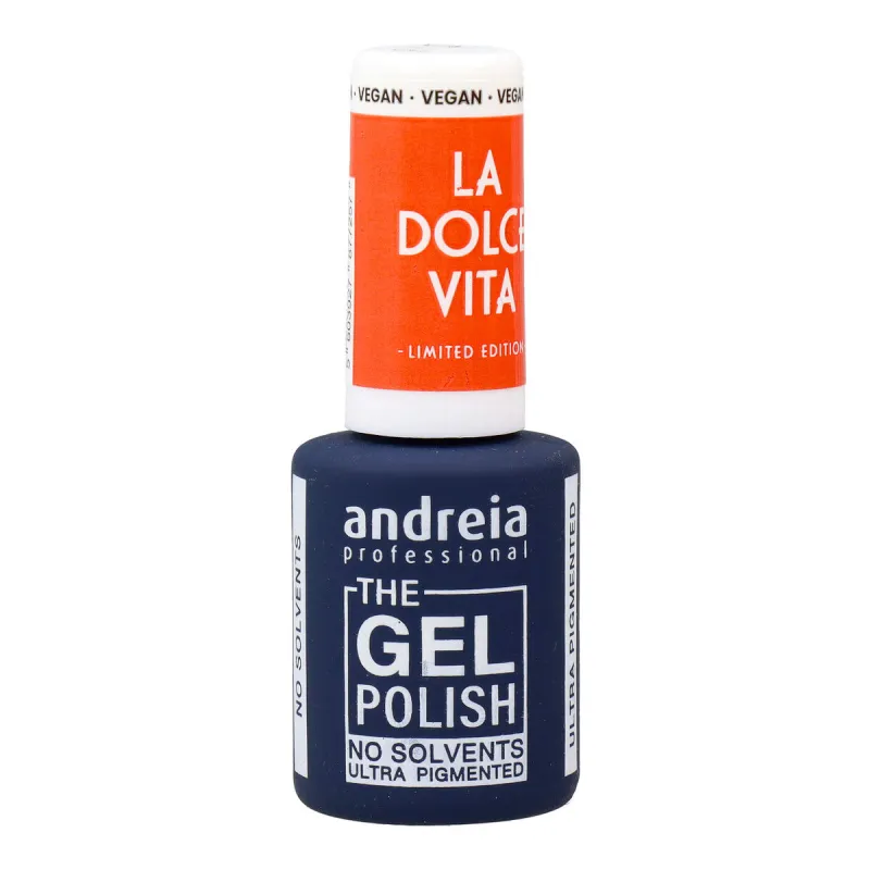 Gelinis nagų lakas Andreia La Dolce Vita DV6 Orange 10,5 ml