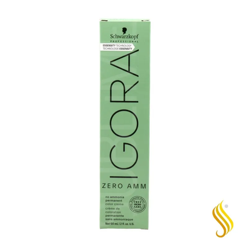 Ilgalaikiai dažai Schwarzkopf Igora Zero Amm Nº 6-31 Tamsi pelenų blondinė 60 ml