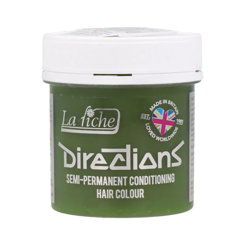 Spalvą apsaugantis kondicionierius La Riché Directions Fluorescent 88 ml Pusiau laikinas dažas Žalia