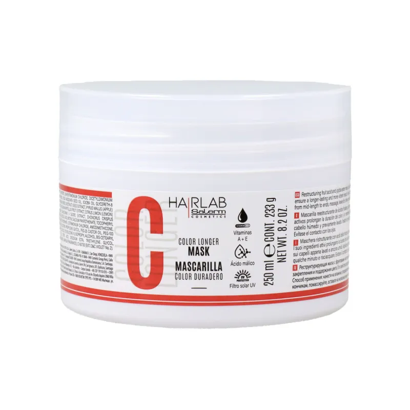 Капиллярная маска Salerm Hair Lab 250 ml Окрашенные волосы