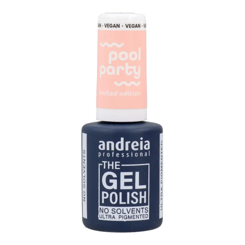 Pusiau nuolatinis nagų lakas Andreia Polish Pool Party N.2 Koralas 10,5 ml