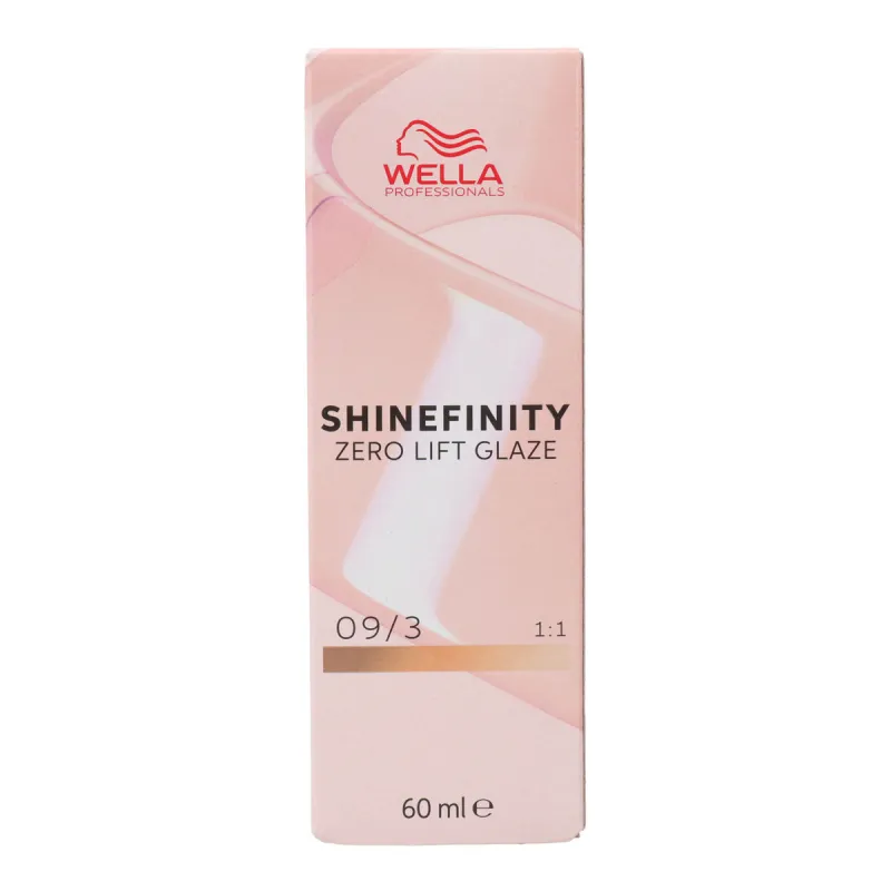 Pusiau permanentinis atspalvis Wella Shinefinity Color Nº 09.3 60 ml